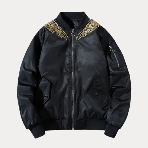 Phoenix Embroidered Bomber Jacket Men